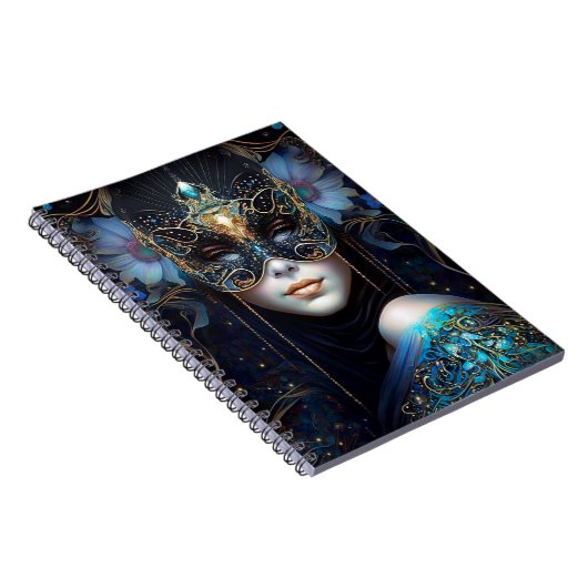 ファンタジー女性用仮面 ノートブック (右側)