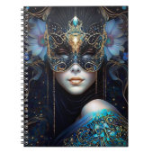 ファンタジー女性用仮面 ノートブック (正面)