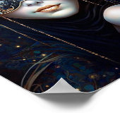 ファンタジー女性用仮面 ポスター (角)