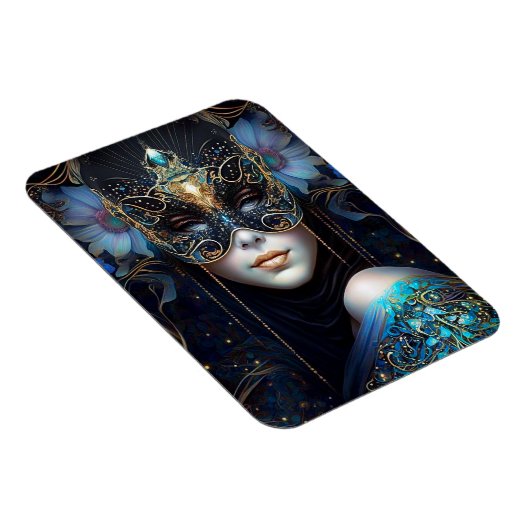 ファンタジー女性用仮面 マグネット (右側)