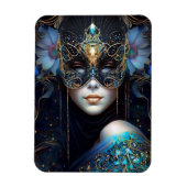 ファンタジー女性用仮面 マグネット (縦)