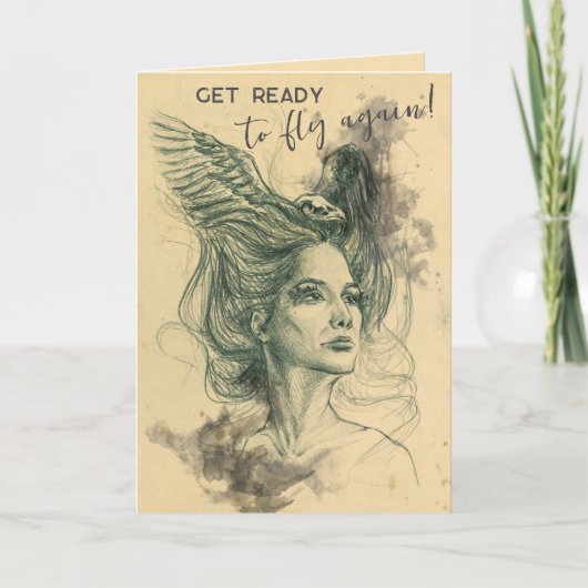 ファンタジー女鳥スカルウイングスールアルアート カード (正面)