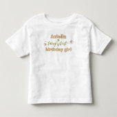 ファンタジー妖精の初めの野の花 トドラーTシャツ (正面)