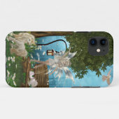 ファンタジー妖精の国インユニコーンガーデン Case-Mate iPhoneケース (裏面(横))