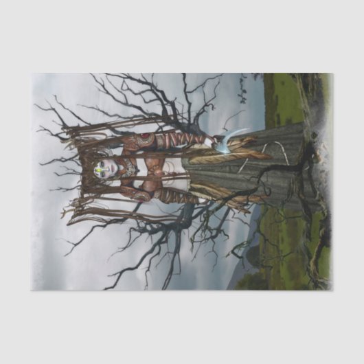 ファンタジー妖精の魔女ティッシュペーパー 薄葉紙 (正面)