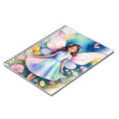 ファンタジー妖精ノートパソコン6.5 x 8.75インチ ノートブック (左側)