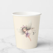 ファンタジー妖精フラッタとトワイルワイルドフラワー 紙コップ (裏面)
