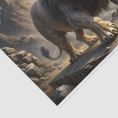 ファンタジー威厳のあるライオンの切り離し 薄葉紙 (詳細)