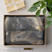 ファンタジー威厳のあるライオンの切り離し 薄葉紙 (ギフト)