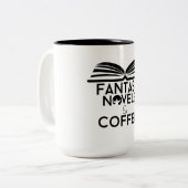 ファンタジー小説とコーヒー ツートーンマグカップ (正面左)