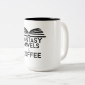 ファンタジー小説とコーヒー ツートーンマグカップ (正面右)