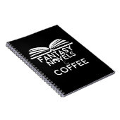 ファンタジー小説とコーヒー ノートブック (右側)