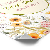 ファンタジー山花妖精の最初のウェルカムサイン ポスター (角)