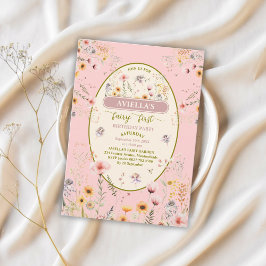 ファンタジー山花妖精ファースト招待状 招待状