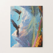 ファンタジー山風景 ジグソーパズル (縦)