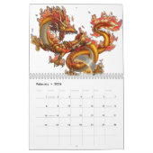 ファンタジー年 カレンダー (2月 2026)