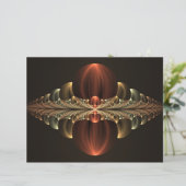 ファンタジー建築光沢抽象芸術フラクタルアート (スタンド正面)