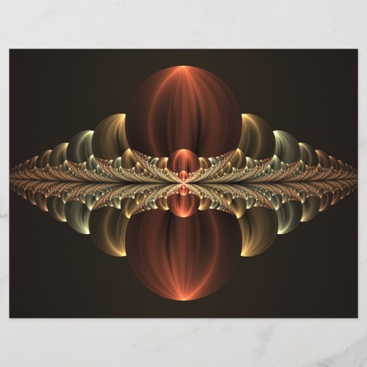 ファンタジー建築光沢抽象芸術フラクタルアート (正面)