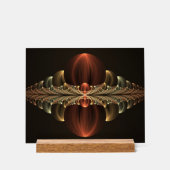 ファンタジー建築光沢抽象芸術フラクタルアート アクリルサイン (正面)