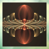 ファンタジー建築光沢抽象芸術フラクタルアート ウィンドウサイン (シート3)