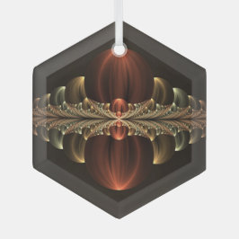 ファンタジー建築光沢抽象芸術フラクタルアート ガラスオーナメント