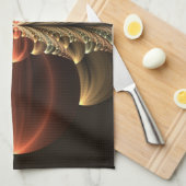 ファンタジー建築光沢抽象芸術フラクタルアート キッチンタオル (四つ折り)