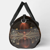 ファンタジー建築光沢抽象芸術フラクタルアート ダッフルバッグ (右)