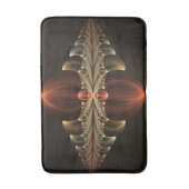 ファンタジー建築光沢抽象芸術フラクタルアート バスマット (正面縦)