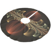 ファンタジー建築光沢抽象芸術フラクタルアート ブラッシュドポリエステルツリースカート (アングル)