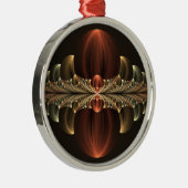 ファンタジー建築光沢抽象芸術フラクタルアート メタルオーナメント (右)