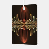 ファンタジー建築光沢抽象芸術フラクタルアート メタルオーナメント (正面左)