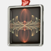 ファンタジー建築光沢抽象芸術フラクタルアート メタルオーナメント (左)