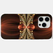 ファンタジー建築光沢抽象芸術フラクタルアート Case-Mate iPhoneケース (裏面 (横))