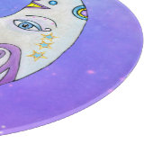 ファンタジー形三日月カラフル形 カッティングボード (角)