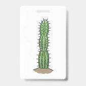 ファンタジー恐竜が砂漠にいる バッジ (裏面)