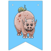 ファンタジー恐竜 バンティングフラッグ (第1の旗)