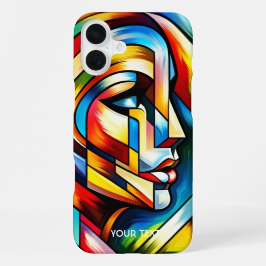 ファンタジー抽象ステンドグラス iPhoneケース (裏面)