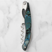 ファンタジー抽象芸術触手フラクタルデザイン ソムリエナイフ (正面)