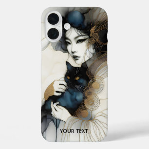 ファンタジー日本のかわいい子ネコ iPhone 16 PLUSケース