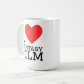 ファンタジー映画が好き コーヒーマグカップ (正面左)