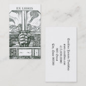ファンタジー書店またはブッククラブ 名刺 (正面/裏面)