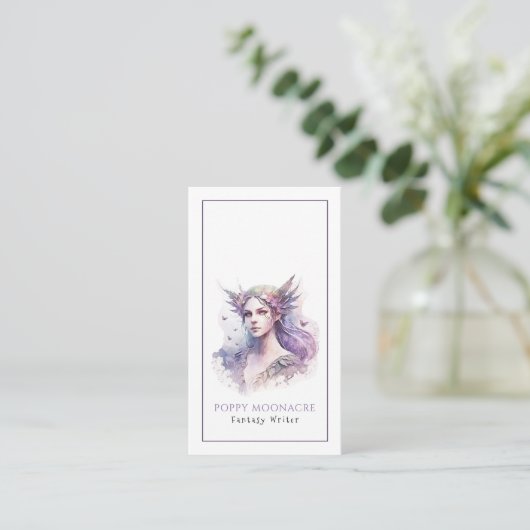 ファンタジー本作家作家フェアリー 名刺 (スタンド正面)