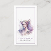 ファンタジー本作家作家フェアリー 名刺 (正面)