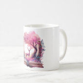 ファンタジー本好きデザイン コーヒーマグカップ (正面右)