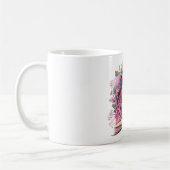 ファンタジー本好きデザイン コーヒーマグカップ (左)