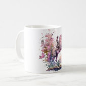 ファンタジー本好きデザイン コーヒーマグカップ (正面左)