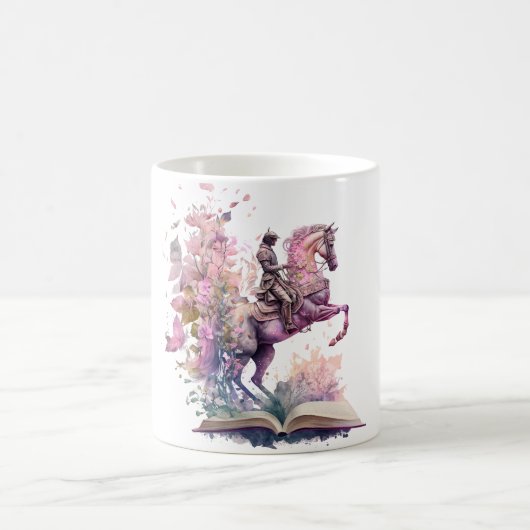 ファンタジー本好きデザイン コーヒーマグカップ (中央)