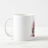 ファンタジー本好きデザイン コーヒーマグカップ (左)