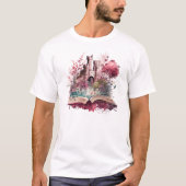 ファンタジー本好きデザイン Tシャツ (正面)
