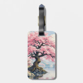 ファンタジー桜テンプルレイク ラゲッジタグ (裏面縦)